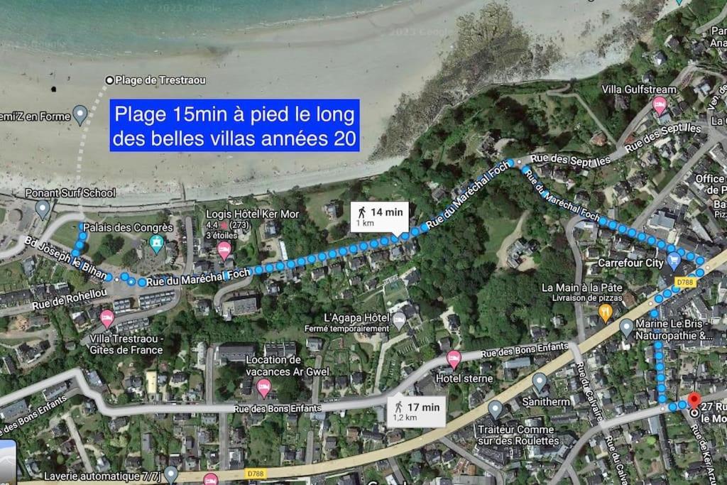 Maison Perros-Guirec 2 Chambres, Plages Et Centre Ville. 6 Pers. Eksteriør billede